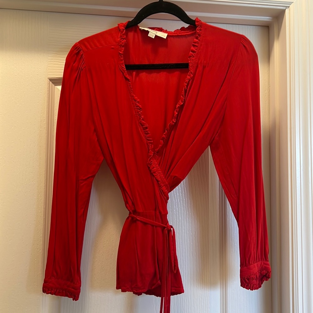Loft Wrap Tie Top